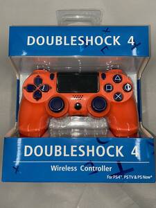 【送料無料新品】 PS402 社外ワイヤレスコントローラー オレンジ