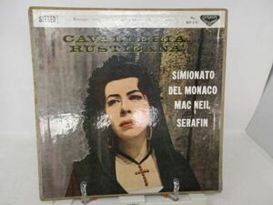 C23#3LP..kavare задний *rus TIKKA -na(Cavalleria Rusticana), дорога ..(I PAGLIACCI)# кейс пятна иметь, запись поверхность маленькая царапина есть 