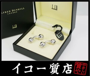 iko- pawnshop Dunhill millenium cuff links SV925 ultimate rare unused * storage goods RY3786