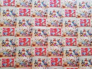【大判】150×52cm ダッフィー 生地 ハギレ はぎれ 薄手 ハンドメイド