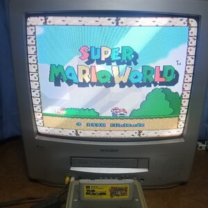 スーファミ一式とマリオワールドと、ヨッシーアイランド付送料込