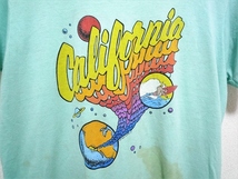70～80’ｓ ビンテージ 半袖 サーフィン 海 地球 宇宙 California Tシャツ SCREEN STARS社 USA製 L エメグリ? 古着 50/50(コットン/ポリ)_画像2