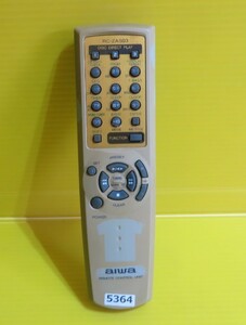 即発送! AU-5364 ■AIWA アイワ オーディオリモコン RC-ZAS03■　動作品　保証付