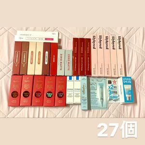 rom&nd lopitta lilybyred 他 27点セット 韓国 リップ アイライナー アイシャドウ