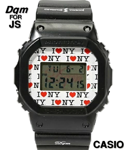 【G-SHOCK x DQM x JS Gショック ジャーナルスタンダード DW5600 別注トリプルコラボ I LOVE NEW YORK I LOVE NY アイ ラブ ニューヨーク】