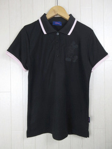  Disney Disney polo-shirt cut and sewn embroidery Mickey short sleeves deer. . black baby pink M