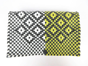  tiger sTRUSS clutch bag yellow white black 