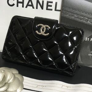 nono様専用 美品★ シャネル ブリリアント折り財布 ラウンドジップ ブラック 正規品