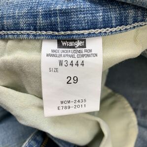 ラングラー WRANGLER W3444 やや細身 キレイ目のストレートシルエット アメカジ デニム ジーンズ ジーパン W29 淡い色落ち♪■Ja2345の画像5