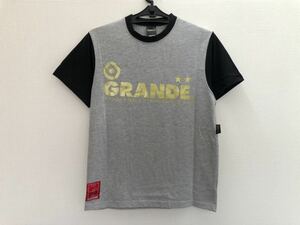 送料無料！GRANDE.F.P（グランデ）ゴールドロゴデザインTシャツ☆GFPH15099☆Mサイズ（H170629）