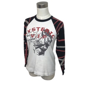 ★HYSTERIC GLAMOUR ヒステリックグラマー★キッズ ガールプリント ラグラン Tシャツ カットソー トップス size 140 管:B:08