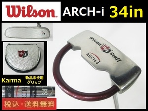  Wilson #ARCH-i#34 дюймовый # с чехлом #Karma новый товар не использовался рукоятка # бесплатная доставка # контрольный номер 3560