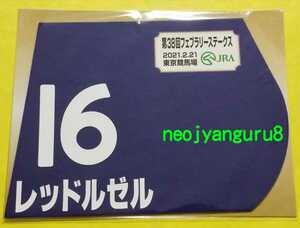 レッドルゼル●フェブラリーS●2021年●ミニゼッケン●東京競馬場●【送料無料】