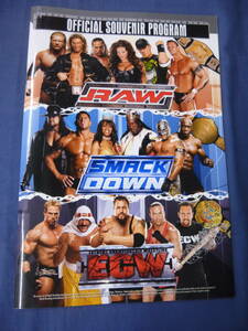アメリカンプロレス/WWEパンフ RAW SMACKDOWN ECW 2006年プログラム　ジョンシナ/パディスタ/アンダーテイカー/リタ/トリッシュ/トリプルH