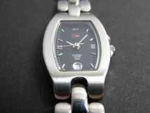 フィガロ FIGARO CLUB Paris クォーツ 3針 デイト 純正ベルト 腕時計 レディース 女性用 Q483_画像2