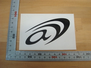  new goods Angulo( Anne Glo ) cutting sticker ( Mark ) black 