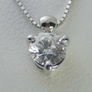 ダイヤモンド ネックレス プラチナ 一粒 0.3カラット 鑑定書付 0.38ct Dカラー SI1クラス 3EXカット GIA 21922-3p KDP*P