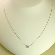 ダイヤモンド ネックレス プラチナ 一粒 0.3カラット 鑑定書付 0.35ct Dカラー VS2クラス 3EXカット GIA 22262-6pp KDP*P_画像2