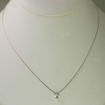 ダイヤモンド ネックレス プラチナ 一粒 0.3カラット 鑑定書付 0.35ct Dカラー VVS2クラス 3EXカット GIA 22176-6p KDP*P_画像2