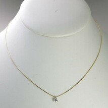 ダイヤモンド ネックレス K18 一粒 0.4ｃｔ GIA鑑定書付 0.40ct Dカラー VVS1クラス 3EXカット GIA 21768-kp KDP*K_画像2