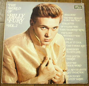 BILLY FURY - LP / 50s,60s,ROCKERS,Jealousy,Do You Really Love Me Too,Play It Cool,The Twist Kid,If I Lose You,イギリス盤,UK, Decca