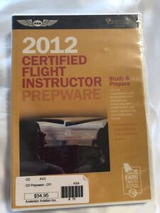 2012 Certified flight Instructor Prepware ASA CD FAA