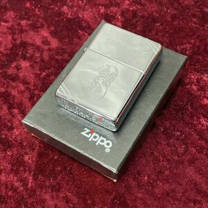 美品 zippo ジッポー シンガポール マーライオン オイルライター