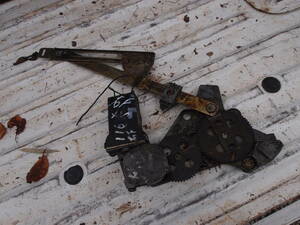  Benz W116 right front power window regulator base damage lack Junk used immovable 