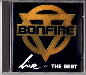 Used CD 輸入盤 ボンファイア Bonfire『ライブ ザ・ベスト』 - Live...The Best(1993年)全16曲