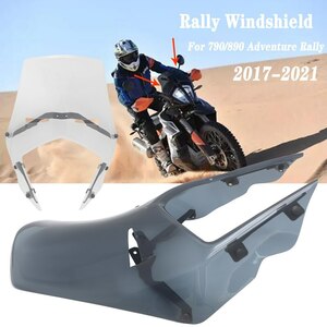 ラリー790-890 アドベンチャー 互換性 バイク, 車,フロントデフレクター,ウィンドブレーカー,スクリーンバイザー,2017-2021