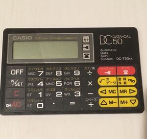 希少価値 CASIO 関数電卓 DC-750KA