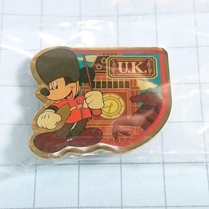  free shipping )TDL Mickey Mouse England * pin badge * A01377