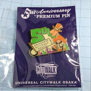 送料無料≫5th CITY WALK☆USJ ユニバーサルスタジオ ピンバッジ A01396