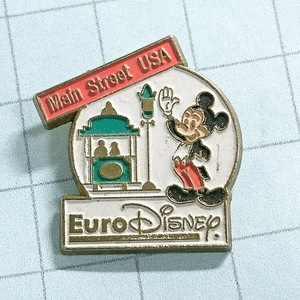  free shipping } euro Disney Mickey Mouse * Disney antique pin badge A01409