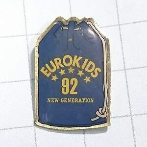 送料無料≫EUROKIDS 92 バッグ☆輸入 アンティーク ピンバッジ A01732