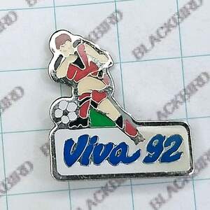 送料無料)Viva 92 サッカー フランス輸入 アンティーク ピンバッジ A03521