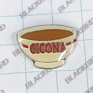 送料無料)コーヒー CICONA フランス輸入 アンティーク ピンバッジ A03674