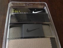 【既決USA】NIKE ・ ナイキ@完売【NIKE】ロゴ入3点セットベルト【NIKE 3 IN 1 Web Pack Belt Set】 Black / Olive / Khaki @@長さ調節可能_画像5