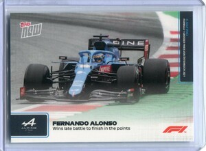 2021 Topps Now Formula 1 F1 031 Fernando Alonso アロンソ