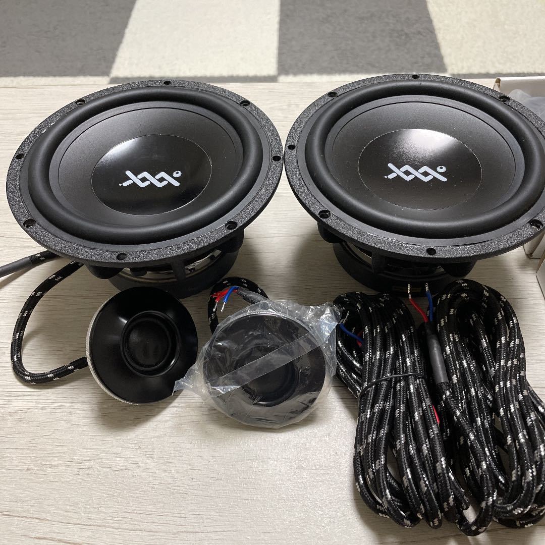 カーオーディオ B2 AUDIO 1200Wアンプ サブウーファー スピーカー-