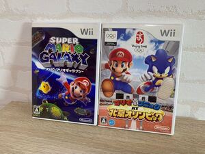 wii ソフト ・マリオ&ソニックAT北京オリンピック ・スーパーマリオギャラクシー セット