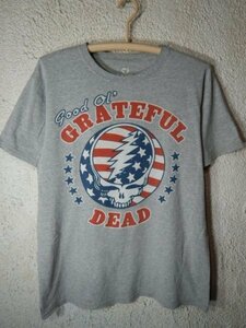 to3388　レア　LIQUID BLUE　リキッドブルー　GRATEFUL DEAD　グレイトフルデッド　2011　サンダーボルトスカル　ロゴ　tシャツ　送料格安