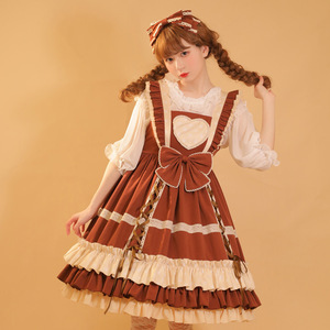  Lolita One-piece lady's Lolita usually put on roli.ta.roli Gothic and Lolita JSK sweet .. lovely ribbon camisole dress pretty 