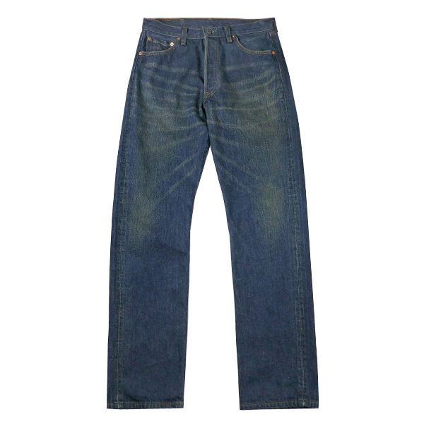 送料無料 90s 00s Levis 501 USA製 ビンテージ リーバイス 501 デニム パンツ ストレート ジーンズ アメリカ製 ヒゲ 色落ち 加工 古着　W30