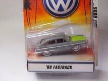 HOTWHEELS ホットウィール 1/50 RAT RODS '69 VW FASTBACK 入手困難品_画像2