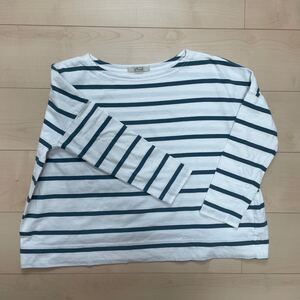 長袖Tシャツ ボーダーカットソー