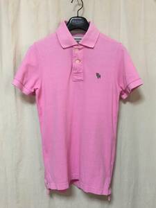 RUEHL N.925 rule number 925 polo-shirt with short sleeves light pink dog embroidery entering S secondhand goods 