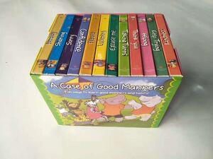 A case of good manners 子供英語絵本12冊セット ボードブック 英語でマナー、道徳、感情などを学べる絵本