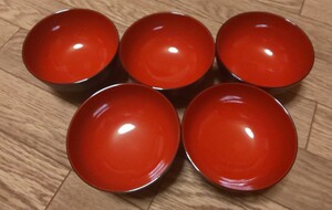 ※最終価格※ シンプルな お椀 5個セット 汁椀