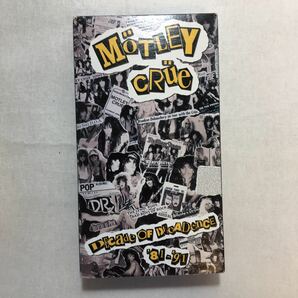 zvd-02♪ Motley Crue Decade of Decadence '81-'91 VHS ビデオ 115分 1992/3/24